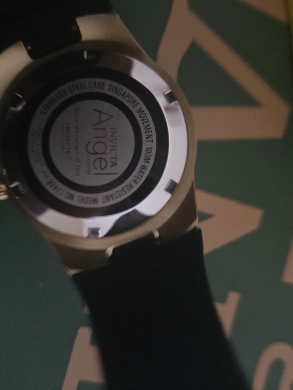 Gold and Black Women’s Halo Watch - Unbranded
